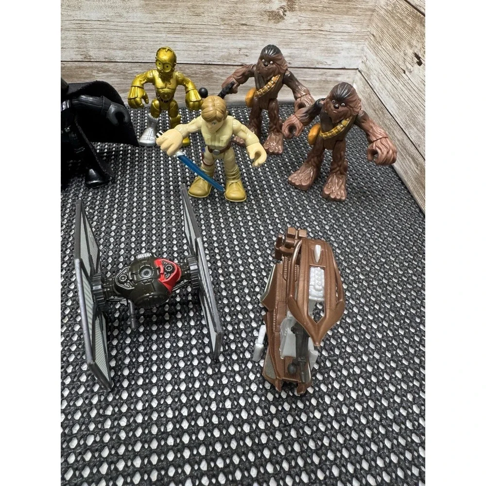 Star Wars Galactic Heroes Mix Lot of 25 Pc‎ Figures Hasbro Darth Vader Chewbacca